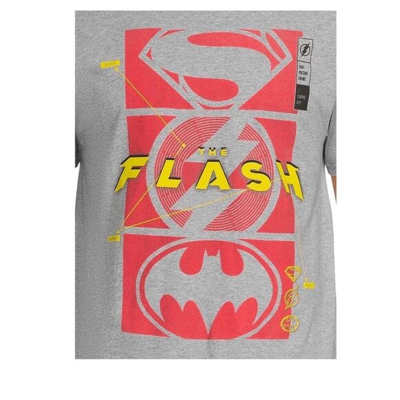 The Flash Past Present Future T Shirt Mens 3XL(54-56) DC Comics Super Hero New w - Picture 2 of 4